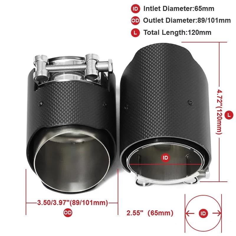 Per G20 G21 320i 330i G22 G23 G26 Punta Silenziatore Scarico Per Auto