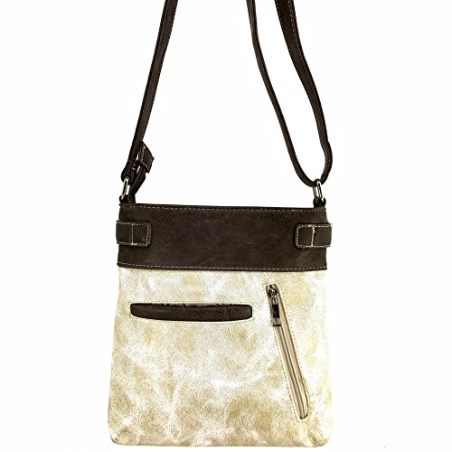 Justin West Embroidery Floral Glitter Bling Rhinestone Cross Shoulder Concealed Carry Handbag Purse Trifold Wallet3