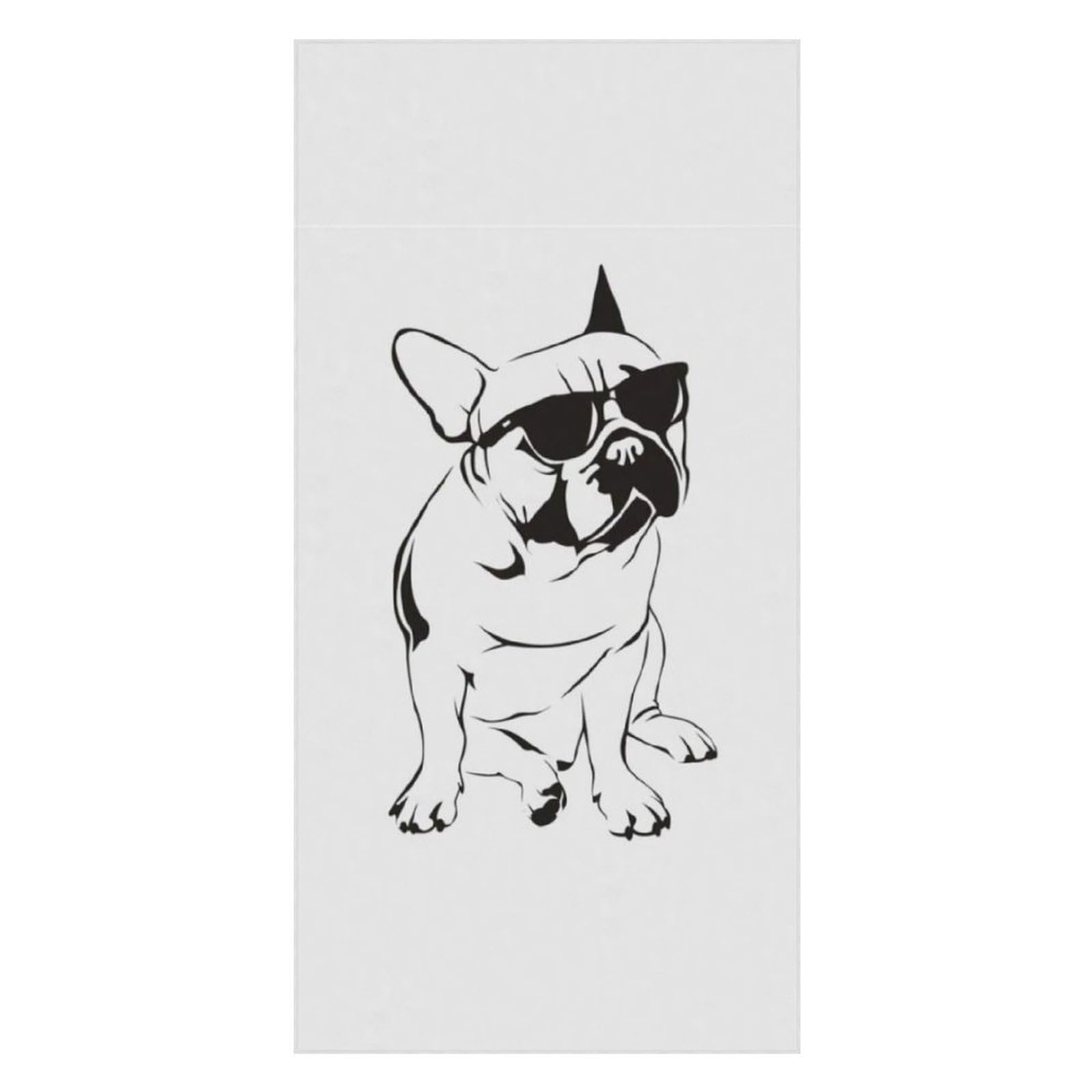 LWORZIIB Beach Towel, French Bulldog Bath Towel, Pool Towel Great for Gym Swimming 80 X 160cm
