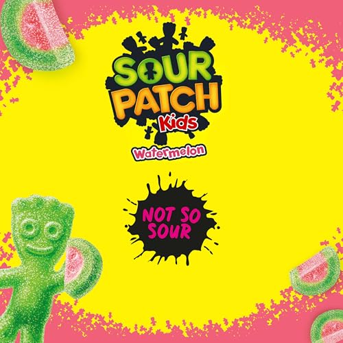 SOUR PATCH KIDS Watermelon Soft & Chewy Gummy Candy, Bulk Candy, 12 Boxes - image 7