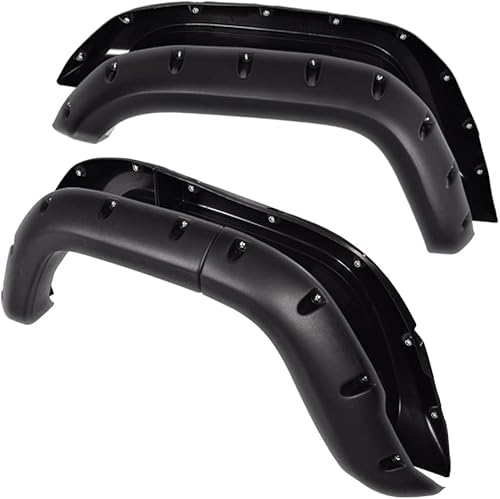 PIT66 Guardabarros, compatible con modelos utilitarios deportivos de 4 puertas Jeep Cherokee 1984-2001 (no se adapta a faldas laterales/kits de