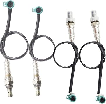 4PCS Oxygen Sensor 1 & 2 for 2001-2010 Ford Explorer 4.0L / 4.6L / 5.0L Upstream + Downstream