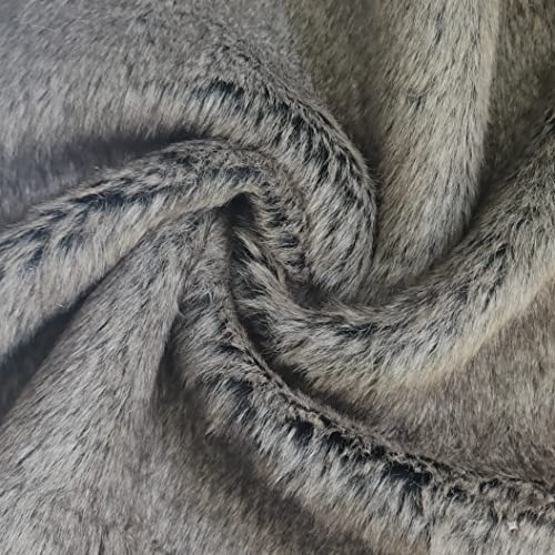 Tissu en fausse fourrure de luxe coupon 150 cm x 100 cm Tuco