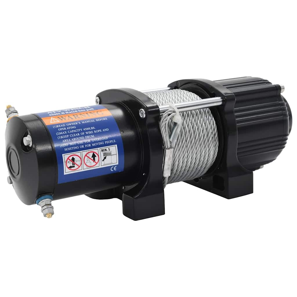 Generic Wciągarka Elektryczna 12V 4500lbs 2040kg z Pilotem, Sprzęt Przemysłowy, Artykuły Przemysłowe do Quadów, Quadów, Traktorów, łodzi, Przyczep, Samochodów