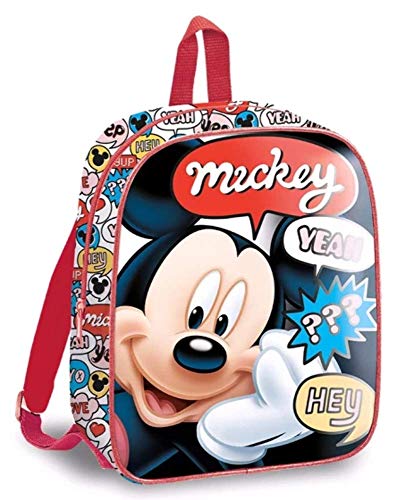 Mickey Mouse 29cm Mochila Tiempo Libre y Sportwear Infantil  Juventud Unisex  Multicolor