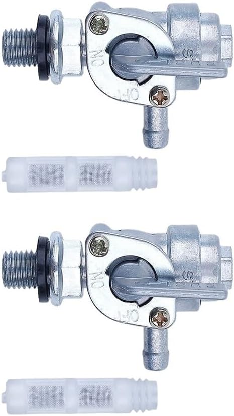 Generator Fuel Shut Off Fit for Honda GX200 GX160 GX140 GX120 2KW M10x1.5 Petcock Switch-2Pack