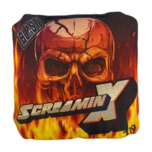 Screamin-X Pro Cornhole Bag - Set of 4 Bags - Used by Top Pros - 100% Hand Made & Made in America