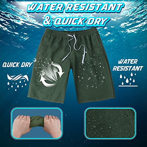 Image of Mens Swimming Trunks Swim Trunks Quick Dry Swim Shorts with Mesh Lining Funny Swimwear Bathing Suits