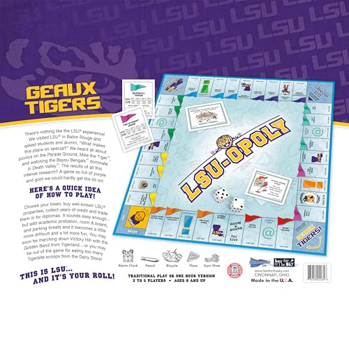 Late for the Sky LSUOPOLY Juego de Mesa Campus Edition miniatura 5