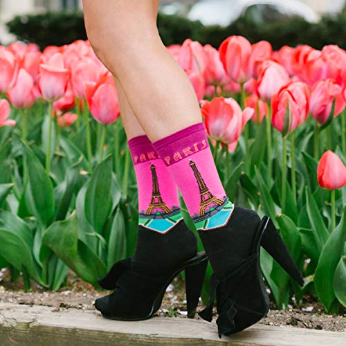Image of Hot Sox Women's Novelty Geometric Pattern Crew