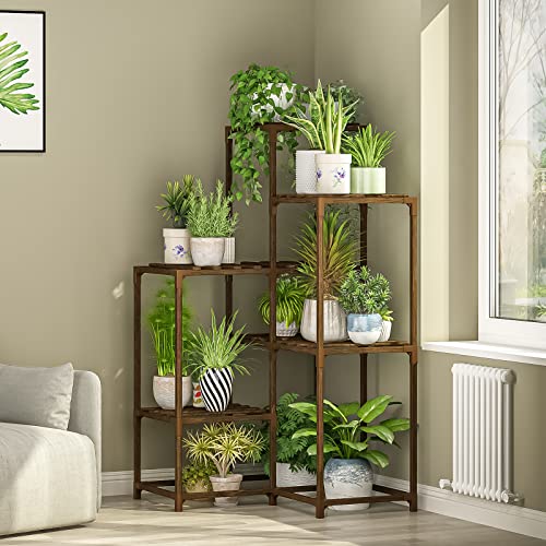 Plant Stands Indoor Outdoor Corner Shelf Plant Shelves Indoor Plant Holder For Living 7-Tier Corner Stands Room Outdoor Plant Rack Indoor Multiple Plants Patio Balcony Garden #TOP5