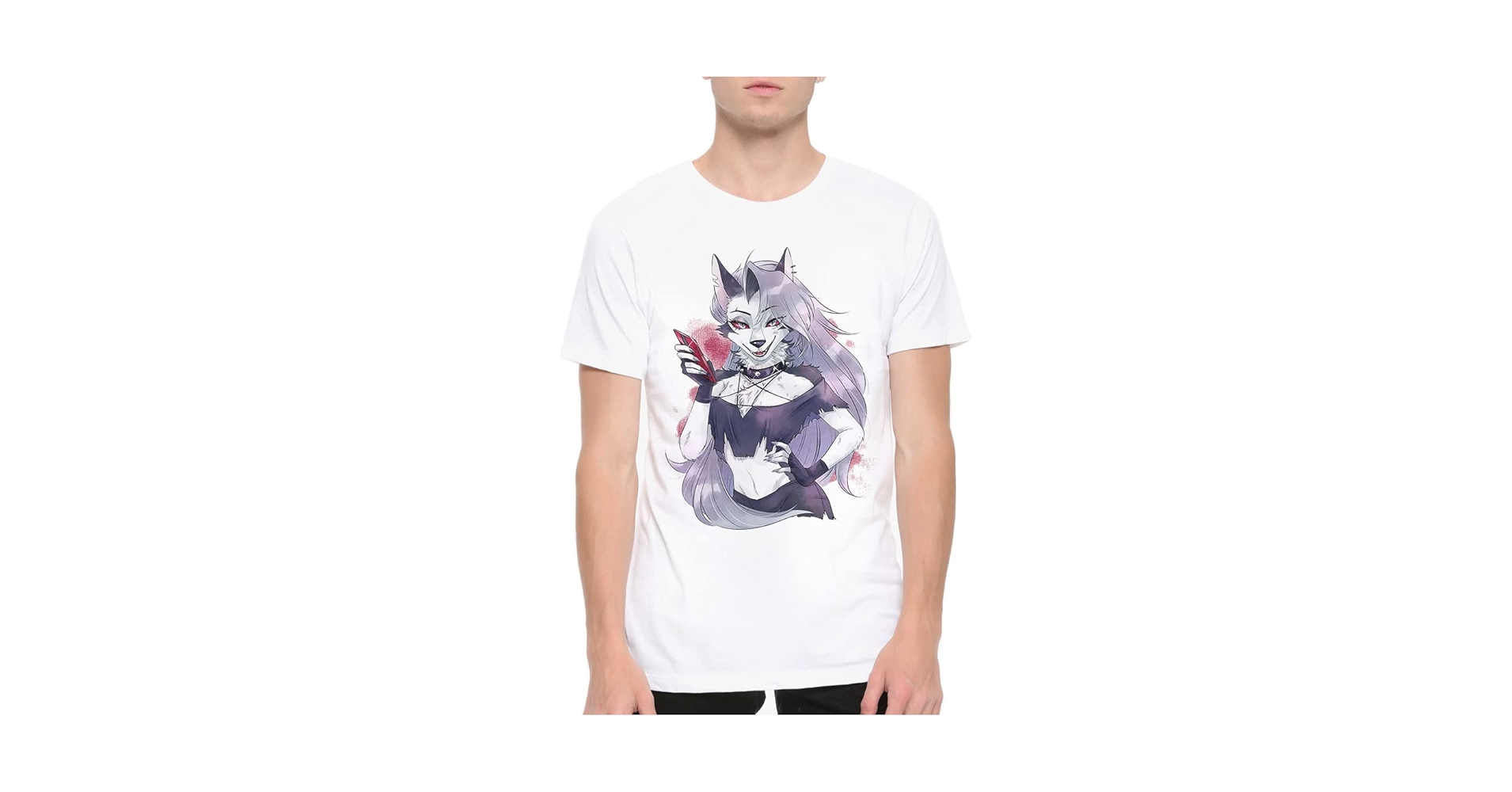 Amazon.com: Helluva Boss Loona Art T-Shirt, Hazbin Hotel Tee