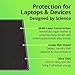 Shield Your Body - Laptop Lap Pad with SaferBody™, Anti Radiation Shield & Heat Shield Pad, EMF Blocker Laptop Pad for Up to 17in.Wide Device (15.9 x 12 inches), Jet Black PU Leather Color