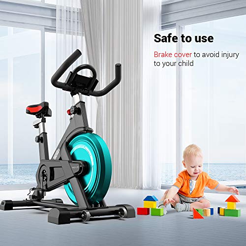 ONETWOFIT Cyclette da interno con display, sellino...