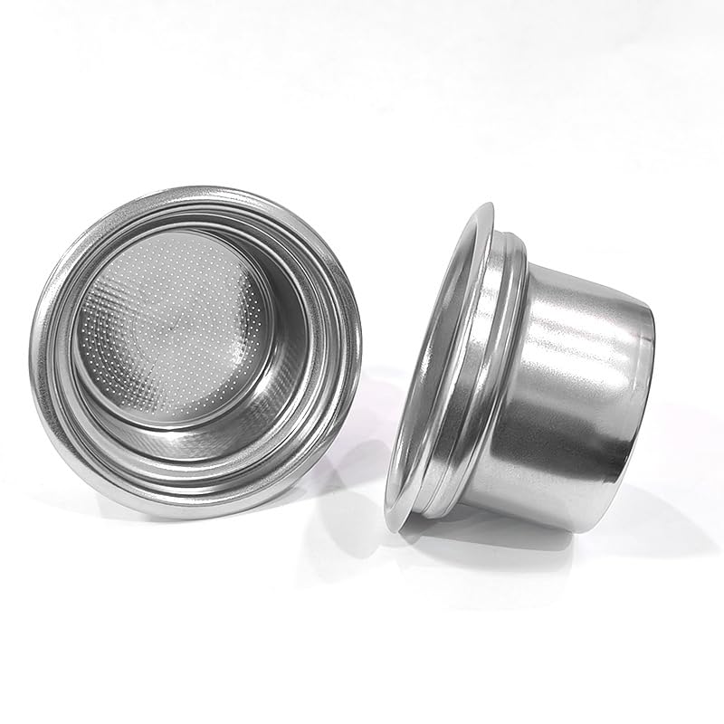 Image of CAPFEI 58mm to 49mm Step-Down Portafilter Basket | Holes 608 * O 0.3mm | Fits 58mm Bottomless Portafilters