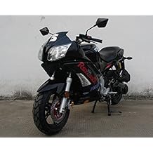 SMARTDEALSNOW Upgraded 150cc Scooter Vitacci ROMA150 Sports Bike Automatic CVT 150cc Street Scooter Bike 150cc Motorcycle Roketa Hornet 150 Black