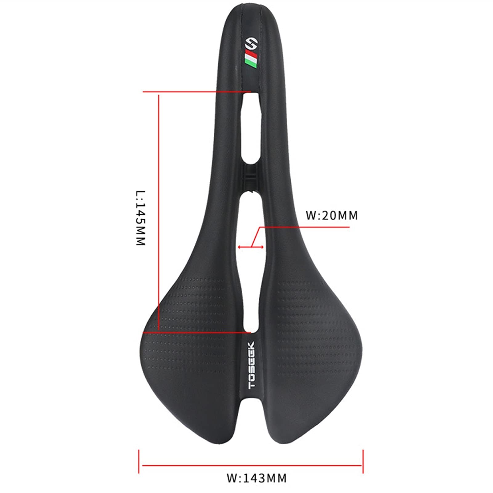 Sella Bici Comoda,Sella Bici MTB Bicycle Saddle Road Bike Ultralight Racing Seat Hollow Ergonomic Design Sedile Sedile Sella per Biciclette Bike Saddle