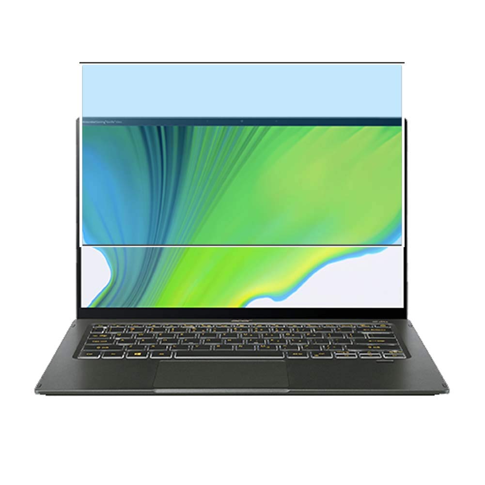 Puccy Anti Blue Light Tempered Glass Screen Protector Film, compatible with  Acer Swift SF514-55TA-56CH 14