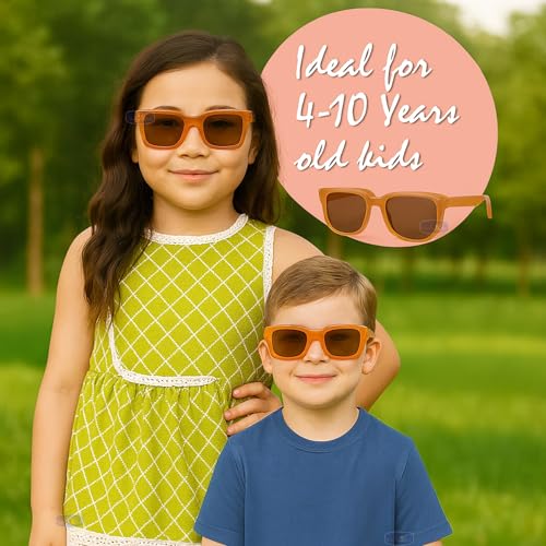 Image of Koochie-Koo Plastic Classic UV Protected Round Shaped Stylish Plastic Sunglass Mirror Sunlight Goggles Eyewear, Sunglasses Baby Boys & Girls, 2-6 Years (Set of 1)