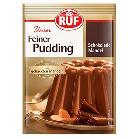 RUF Feiner Schokolade-Mandel-Pudding, mit gehackten Mandeln Cover
