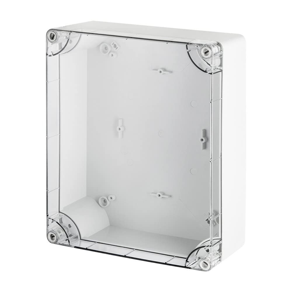 INDUSTRIAL Dose luftdicht n/t 270x220x106mm IP65 grau, Deckel transparent 2719-01 Elektro-plast Aufleger
