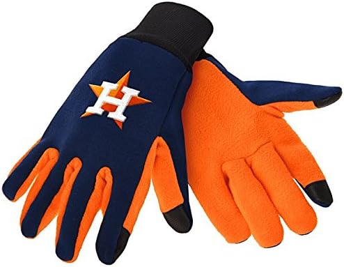 FOCO Houston Astros Color Texting Gloves