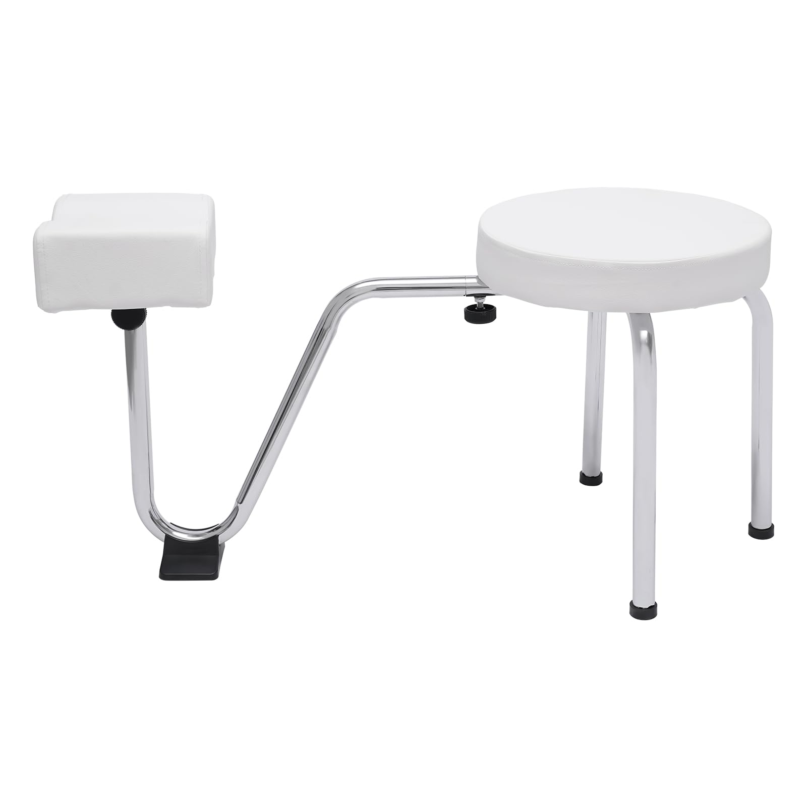 Pedicure Sgabello Portatile Salone Spa Pedicure Sgabello Altezza Regolabile Pedicure Sedia Manicure Poggiapiedi Sgabello Sedia (Bianco)