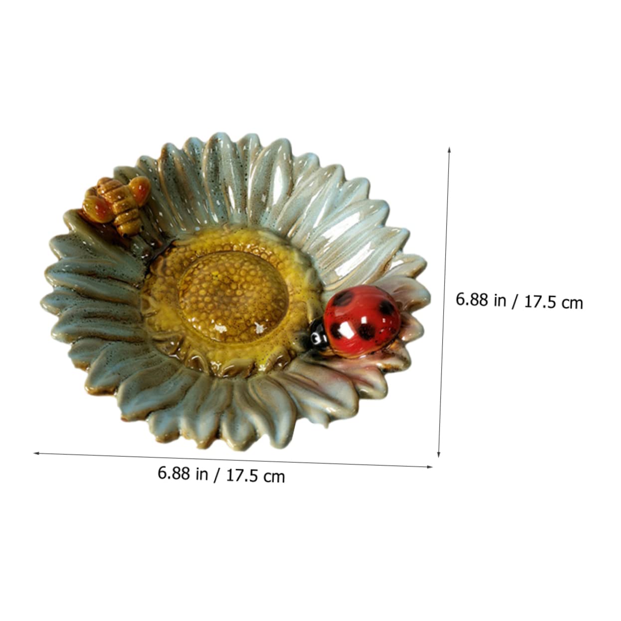 Jabonera Creativa de Cerámica Forma de Flor para Baño