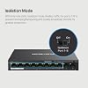 Mercusys MS110P, 10-Port 10/100Mbps Desktop Switch with 8-Port PoE+