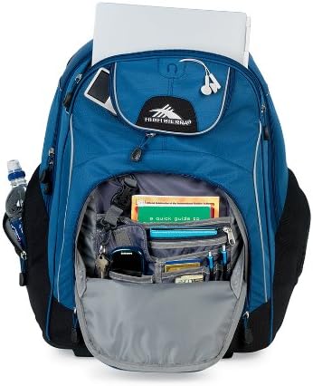 High Sierra Powerglide Wheeled Backpack, Pacific, 21 x 14 x 9-Inch