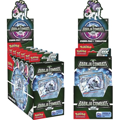 BANDAI - Juego de Cartas Pokémon TCG: Ex Battle Deck Chien-Pao - Tinkaton - PC50369 Multicolor - Poderoso Pokémon ex Batalla por la Victoria - Haz Historia con el Pokémon Que Todos admiran - Español
