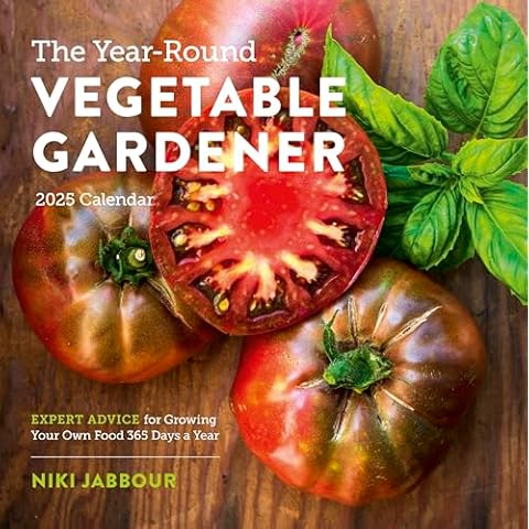 The Year-Round Vegetable Gardener Wall Calendar 2025: Expert Advice for Growing Your Own Food 365 Days a Year Cover