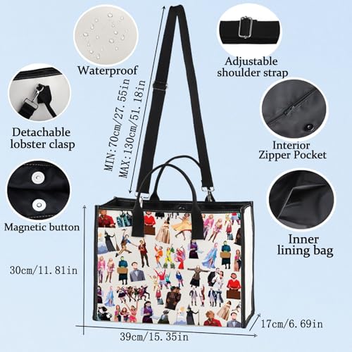 BWWKTOP Bolsa Tote Musical para Teatro miniatura 6