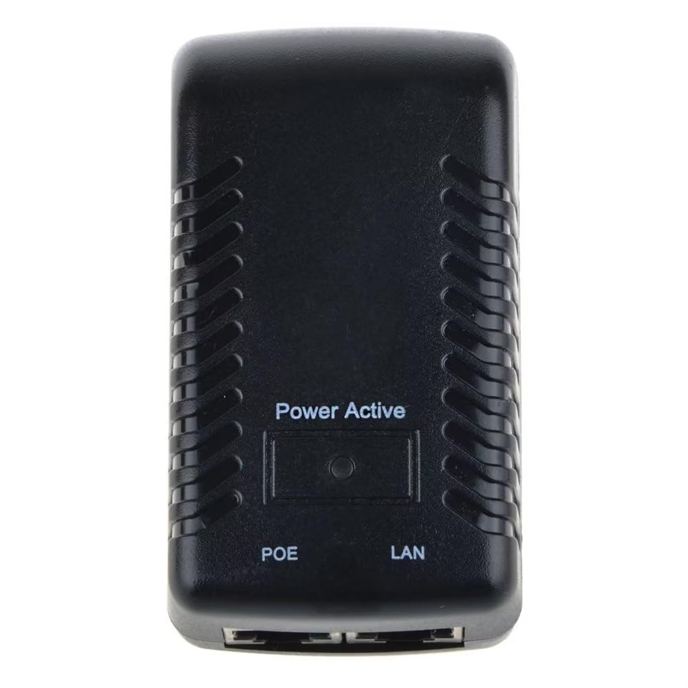 kybate 48V AC/DC Adapter for Single Port Model Name: PSE801-FM 1 Port PoE Injector Power Over Ethernet Injector 16W Midspan 4,5(+),7,8(-) PoE Injector PSE801FM 19W Mode-B 4,5(+),7,8(-) 802.3af