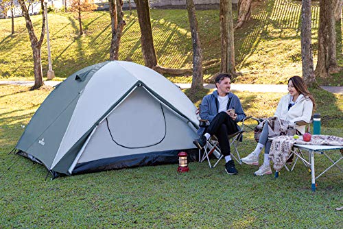 Carpa ligera para camping 2-4 personas resistente y fácil armado miniatura 3