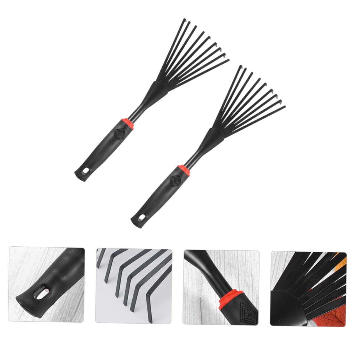 Toyvian 2 Sätze Handgärten Rechen Mit Ergonomischem Griff Gartenrechen Für Effiziente Gartenpflege Für Und Unkrautentfernung Für Gartenliebhaber 2 Stück * 2