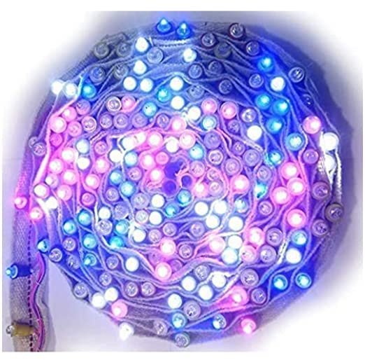 Jhalar niwar patta Multi Colour Made in India 12 Meter Long and led