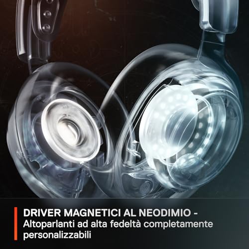 Arctis Nova 7P - Cuffie gaming wireless multipiattaforma Bundle -Edizione Destiny 2 The Final Shape - Oggetti in-game - 2,4 GHz + BT mixabile - Batteria USB-C 38h - PC,Switch - Cuffia gaming - Immagine 4