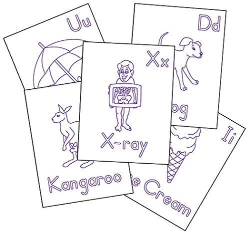 Therapro Raised Line Alphabet Coloring Sheets (26 Sheets)