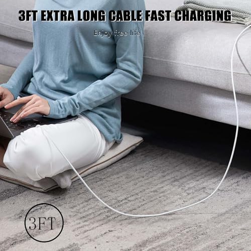 Image of iPhone 17 16 Pro Charger Fast Charging,2Pack 20W Quick USB C Charger Block Type C Chargers Fast Charging,3FT USBC Charging Cable Cord for iPhone 17 Pro /17 ProMax /17 Air /16 /16 ProMax /16e /15 Pro /15 Plus