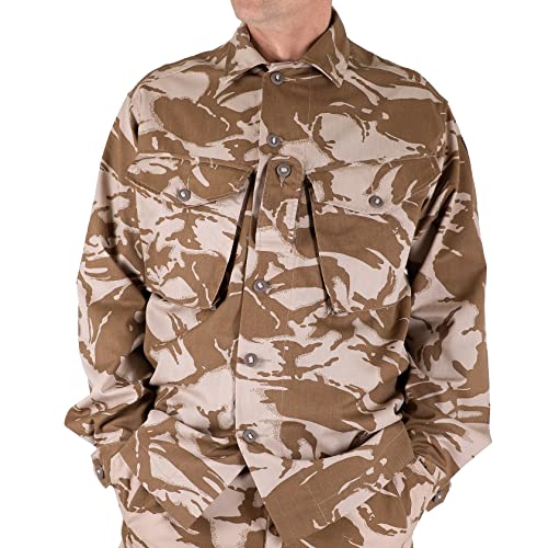 British Army Jacket Combat Tropical Desert Camouflage Shirts Men DPM Camo lightweight military surplus issue4
