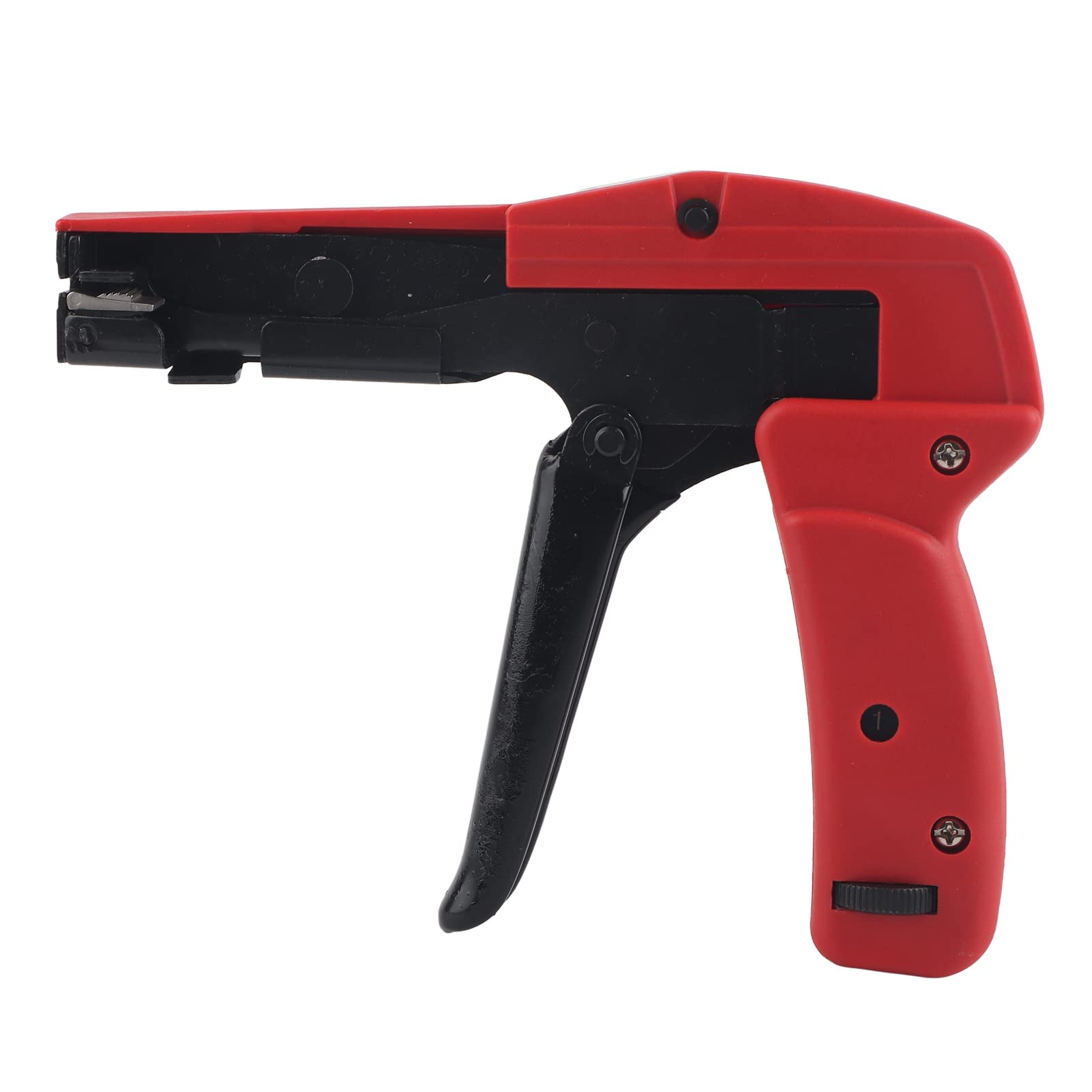 Kabelbinderpistole Zum Festziehen & Abschneiden, Für Kabelbinder Von 2,2–4,8mm Breite, 4 Zugstärken Einstellbar, Mit Aufhängehaken