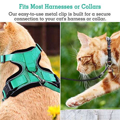 rabbitgoo 2 Pack Cat Leashes - Long Nylon Pet Leash, Escape Proof Durable Walking Leads, Easy Control Outside Cat Leash… - Image 6