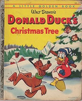 Hardcover Donald Duck's Christmas Tree (A Little Golden Book #D39) Book