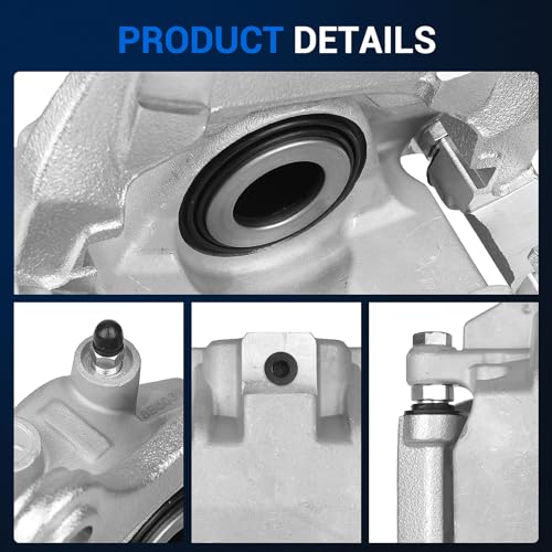 Image of Autoround 18B4726 18B4727 Rear Disc Brake Caliper Assembly with Bracket fit for Chevy Tahoe /Silverado 1500, GMC Yukon /Sierra 1500, Cadillac Escalade /Deville, Both Driver Passenger Side | Fits GMC Yukon /Sierra /Cadillac Escalade /Deville; Both Driver Passenger Side
