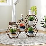 Geometric Honeycomb Plant Stand