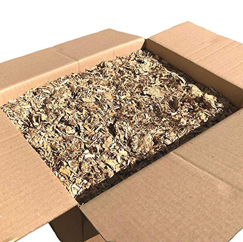 Jumbogras Kleintier-Einstreu Snips aus gepressten Miscanthus/Elefantengras für Hasen Kaninchen Maus Vogel Meerschweinchen - Kleintierstreu statt Stroh- u. Hobelspäne für Käfig & Stall (20 kg Karton)