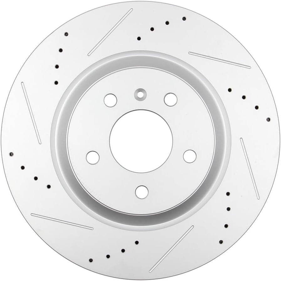 ECCPP 55124 55085 Front Vented & Rear Solid Disc Brake Rotors Fit For Buick Lucerne 2006-2011,For Cadillac DTS 2006-2011