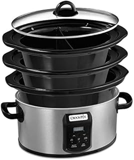Crock-Pot® Choose-A-Crock Programmable Slow Cooker with Stackable Storage and Dishwasher Safe Stoneware