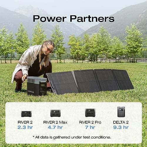 Ef Ecoflow NEW-110WSP-US 110W Portable Solar Panel, Foldable thumb #5